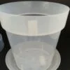 Vaso Tondo 11cm Trasparente con fori