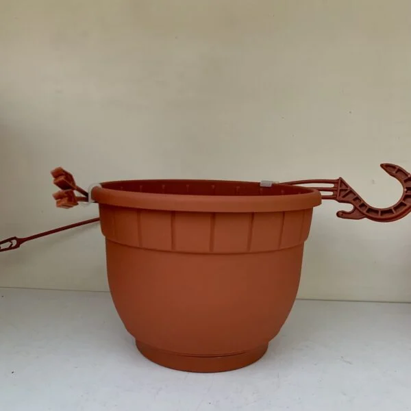Vaso Basket cm 20 rosso mattone