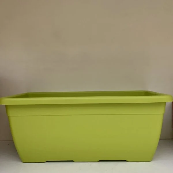 Vaso cassetta  cm 30 verde acido