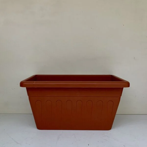 Vaso cassetta cm 20 rosso mattone