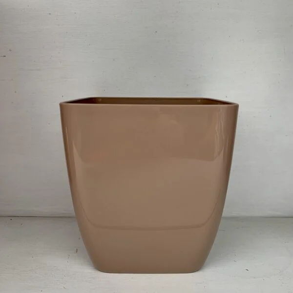 Vaso Quadrato 15cm Marron