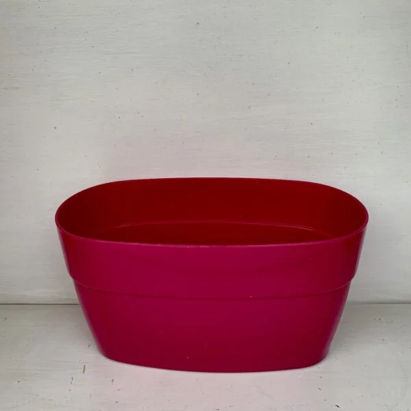 Vaso Ciotola Ovale 20cm fucsia