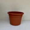 Vaso tondo cm 18 color mattone