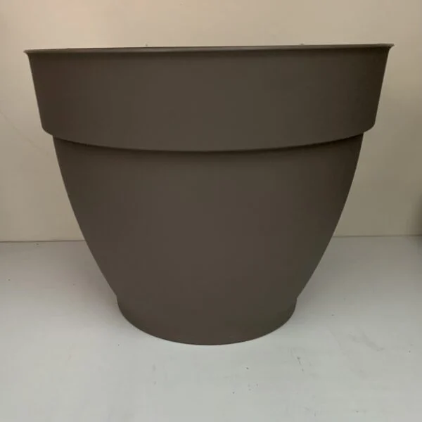 Vaso tondo cm 18 color grigio