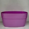 Vaso ciotola ovale 20cm lilla