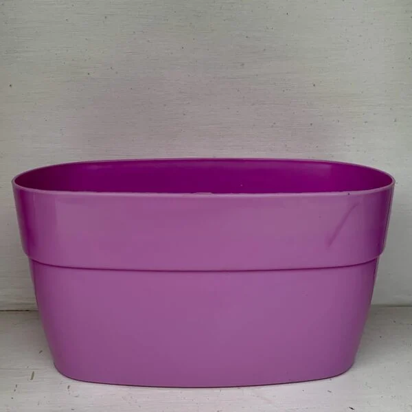 Vaso ciotola ovale 20cm lilla