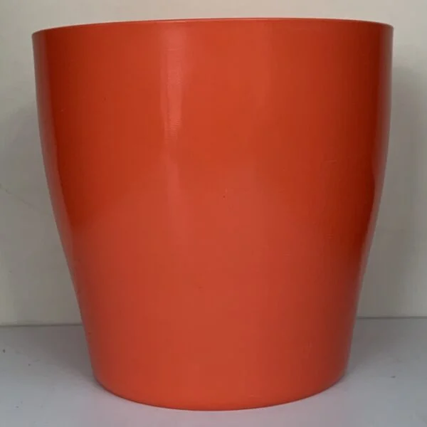 Vaso tondo cm 18 arancione